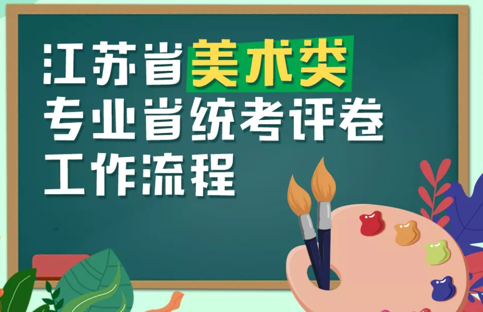 江苏省美术类专业省统考评卷工作流程